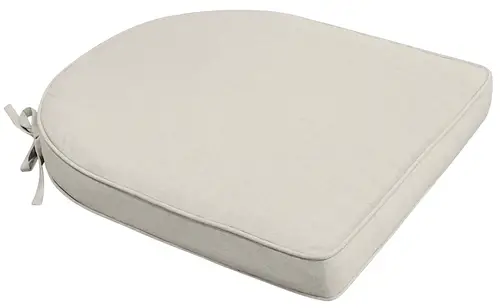 Siddehynde til havestol - 48x49 cm - 6 cm tyk - Beige havehynde - Nordstrand Home