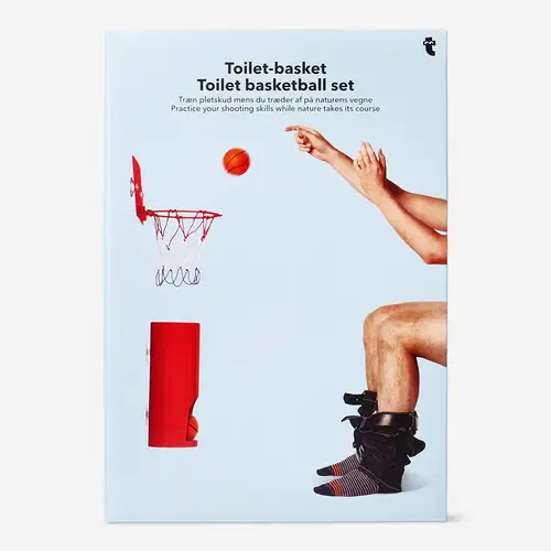 Toilet-basketballsæt