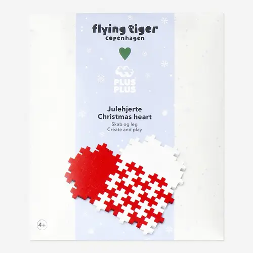 Julehjerte - Plus Plus x Flying Tiger Copenhagen