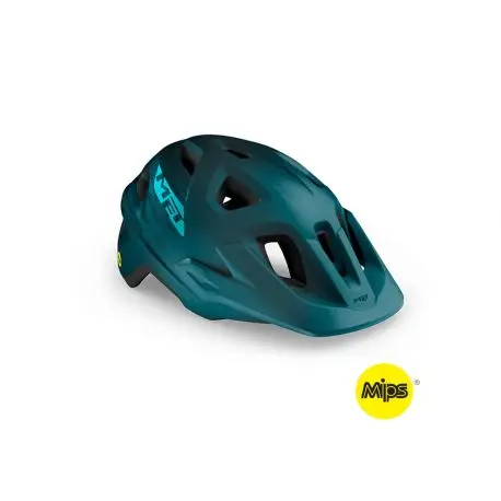 MET Cykelhjelm Echo MIPS Petrol Blue/Matt