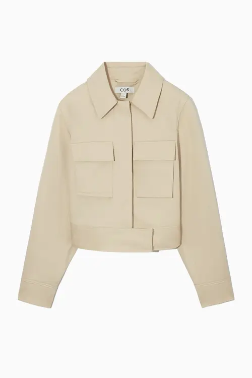 CROPPED UTILITY JACKET