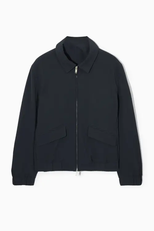 SEERSUCKER BLOUSON JACKET