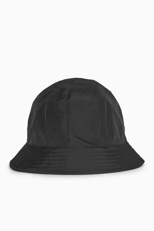 REVERSIBLE NYLON BUCKET HAT