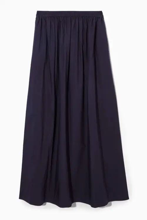 VOLUMINOUS GATHERED MAXI SKIRT