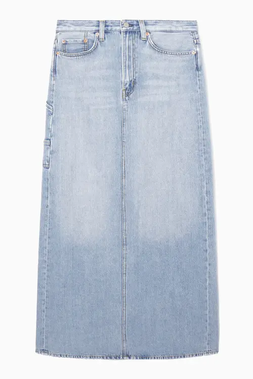 DENIM MAXI SKIRT