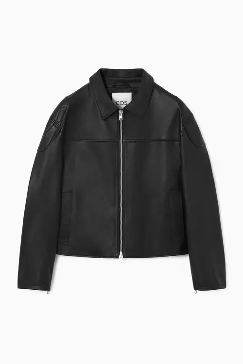 LEATHER RACER JACKET