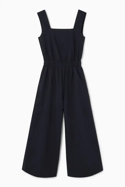 GATHERED OPEN-BACK JUMPSUIT