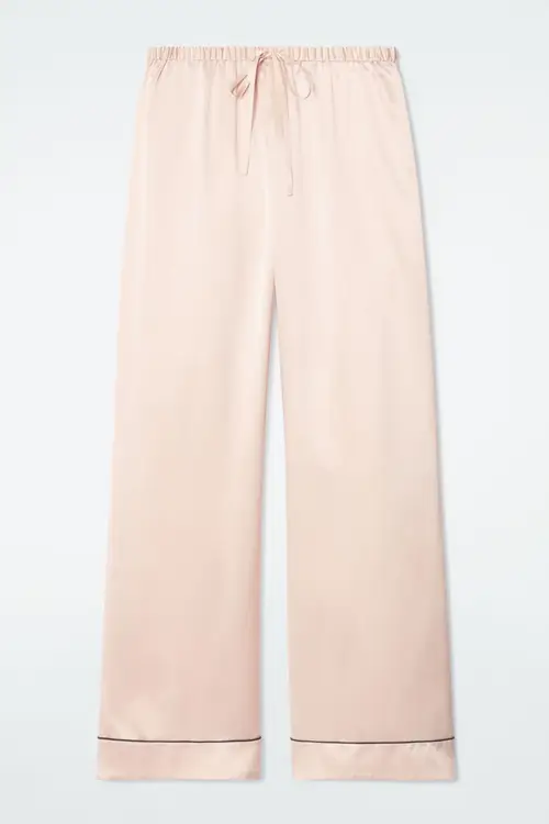 PIPED SILK PYJAMA TROUSERS