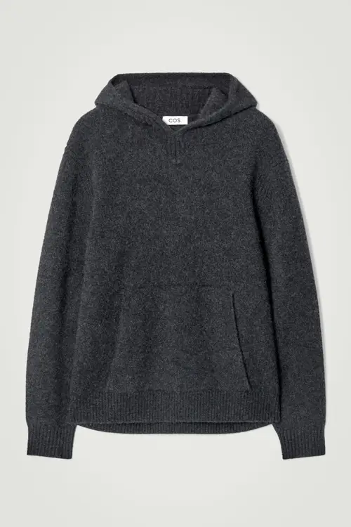 BOILED-CASHMERE HOODIE