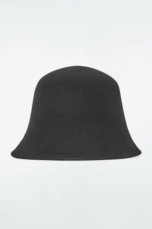 FELTED-WOOL BUCKET HAT