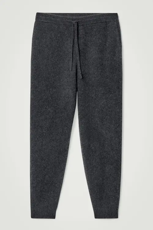 BOILED-CASHMERE JOGGERS