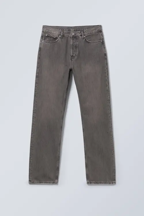 Space Relaxed Straight Jeans - Grey