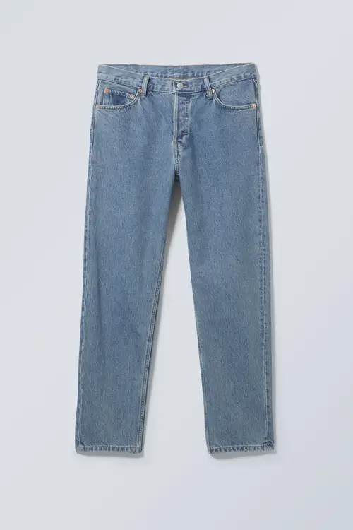 Barrel Relaxed Tapered Jeans - Blue