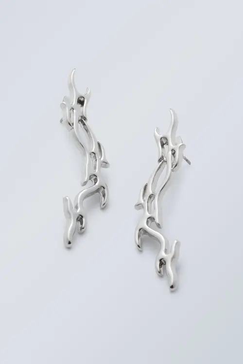 Asta Earrings - Silver