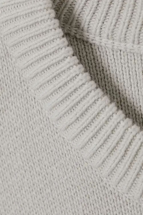 Fabian Jacquard Knit Sweater - Grey