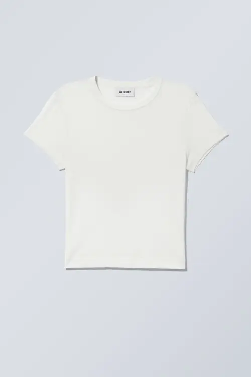 Tight Fitted T-shirt - White