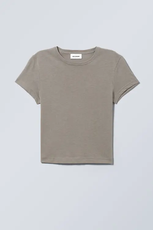 Tight Fitted T-shirt - Grey