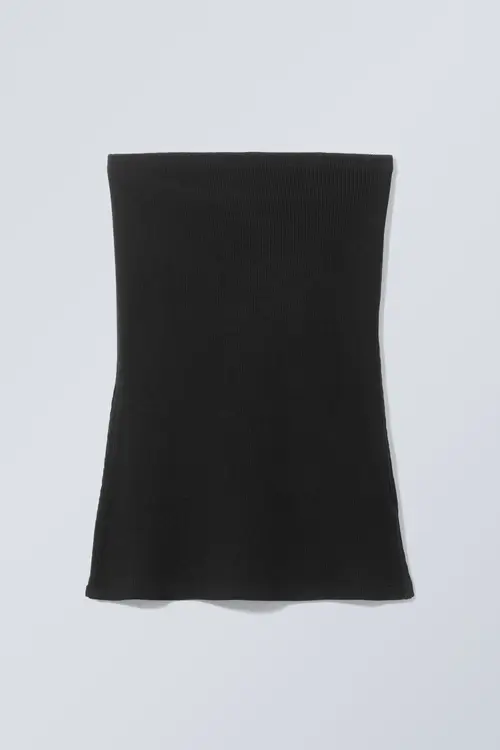 Cybele Slit Tube Top - Black