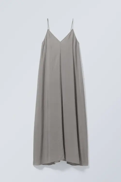 Volume Maxi Dress - Grey