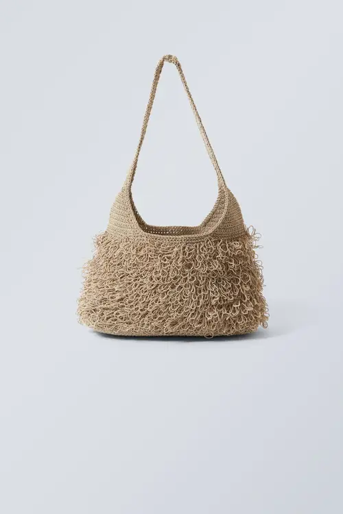 Small Loop Handbag - Beige