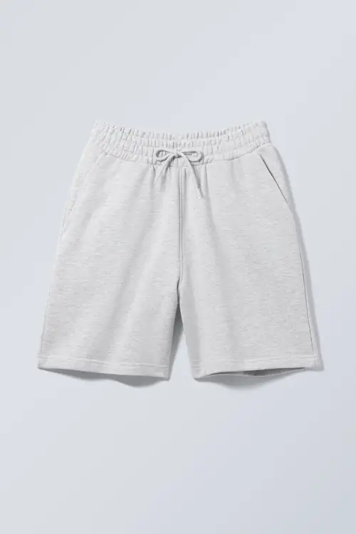 Relaxed Terry Shorts - Grey