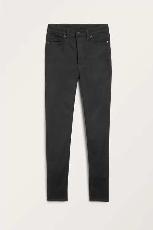 Oki high waist tight ankle jeans - Black