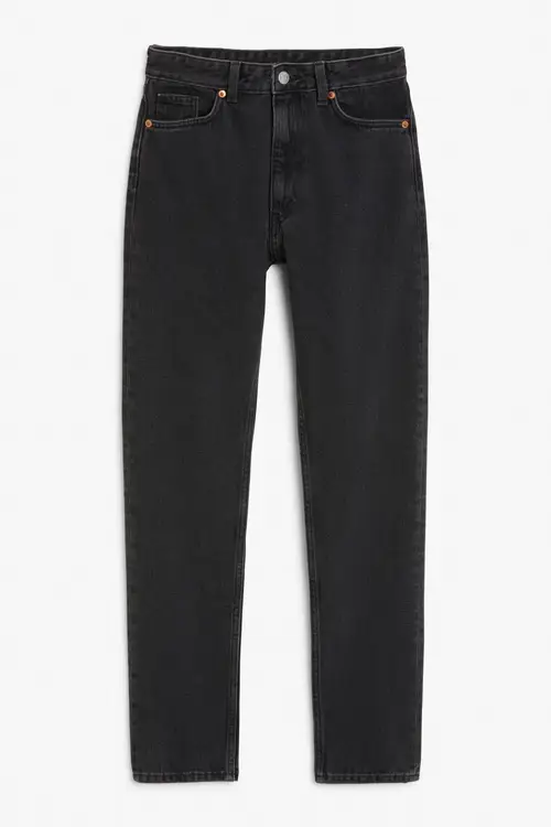 Kimomo tall high waist slim jeans - Black