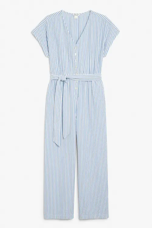 Wide leg jumpsuit - Blue