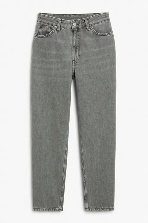 Taiki high waist tapered jeans - Grey