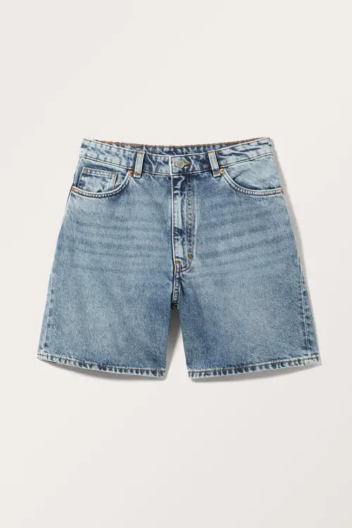 Short Regular Denim Shorts - Blue