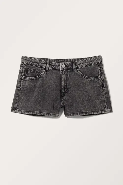 Short Mini Twill Shorts - Black