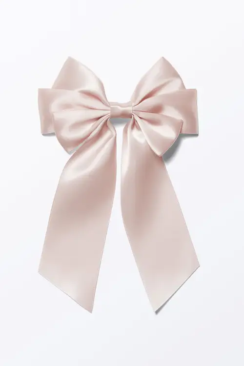 Bow Hair Clip - Pink