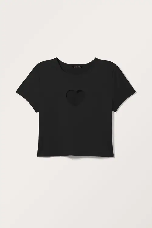 Heart T-shirt - Black