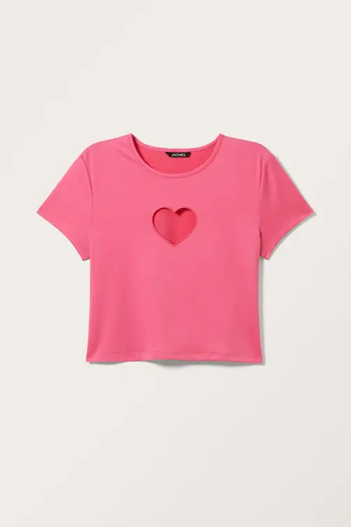 Heart T-shirt - Pink