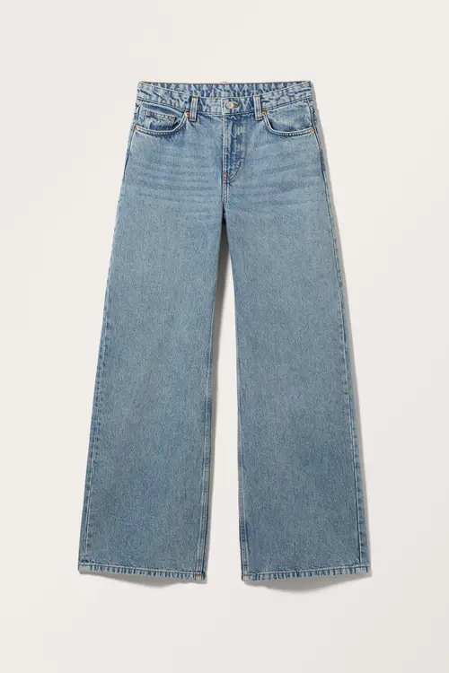 Paz Mid Wide Jeans - Blue