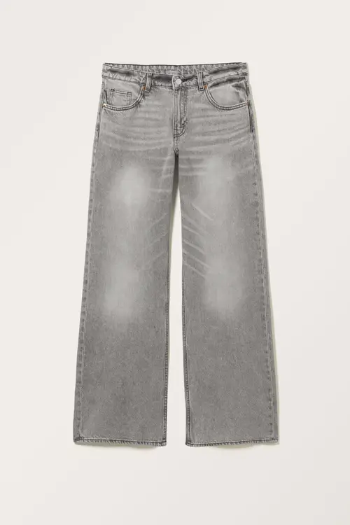 Imoo Low Wide Jeans - Grey