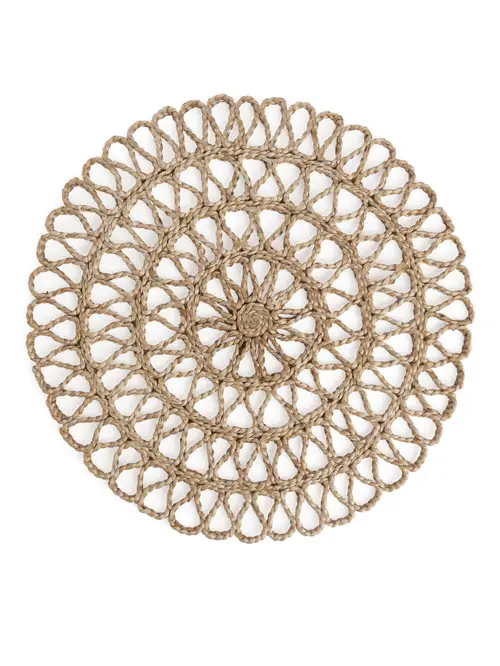 Jute Placemat 38 cm - Beige