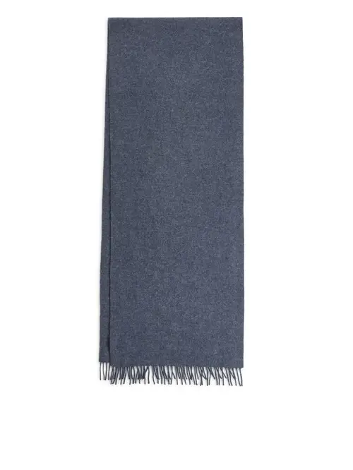 Wool Scarf - Blue