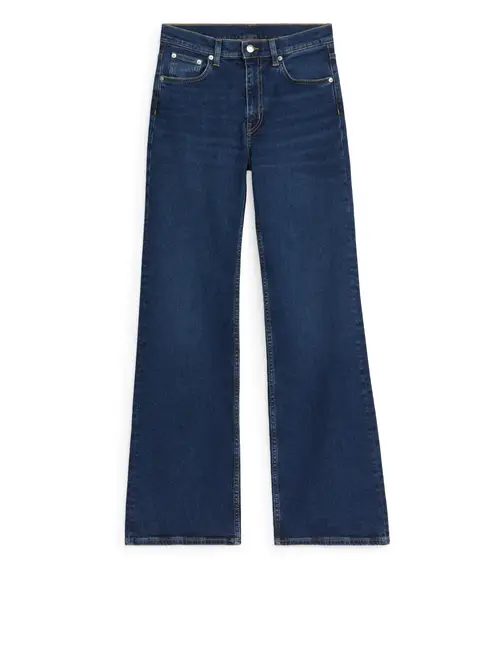 ASTER Flared Stretch Jeans - Blue