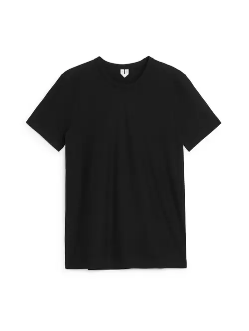 Ice Crêpe T-Shirt - Black