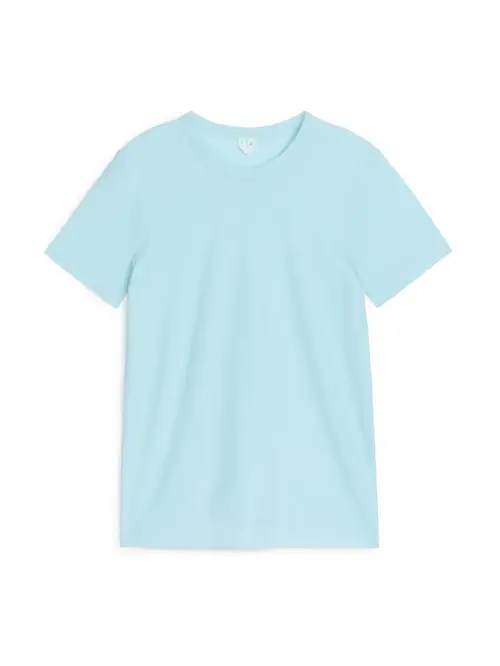 Ice Crêpe T-Shirt - Turquoise