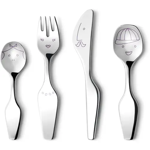 Georg Jensen Alfredo The Twist Familie børnebestik