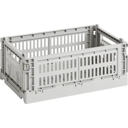 HAY Colour Crate opbevaringskasse, small, light grey