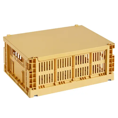 HAY Låg, Colour Crate, golden yellow, medium