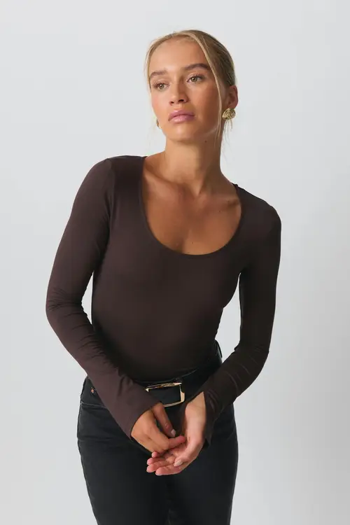 Soft touch jersey top