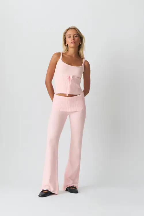 Knitted lounge trousers