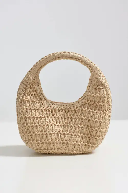 Mini straw bag