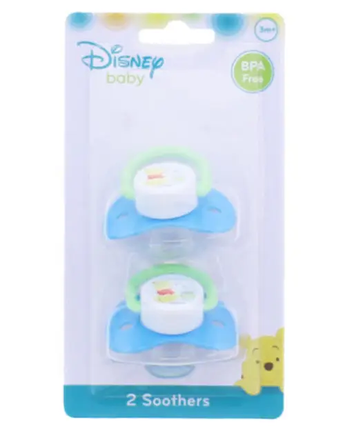 Disney Baby Peter Plys Sutter 3m+ Grøn   2 stk.