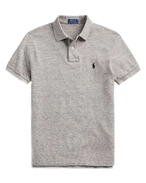 Ralph Lauren SS Slim Fit Polo PPC Grey Str M