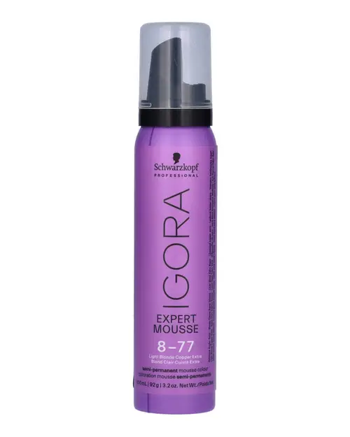 Schwarzkopf Igora Expert Mousse 8-77 - Light Blonde Copper Extra 100 ml